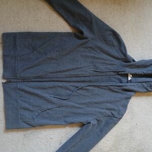 Synergy Womens Gray Hoodie Fleece Meduim